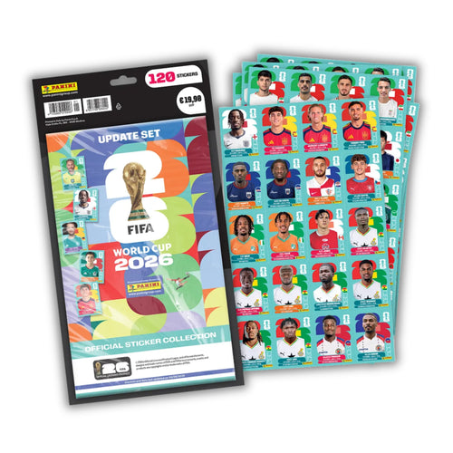 Bundle | FIFA World Cup 2026™ | Update Set mit 120 Stickern + Winner Poster Komplettes Set