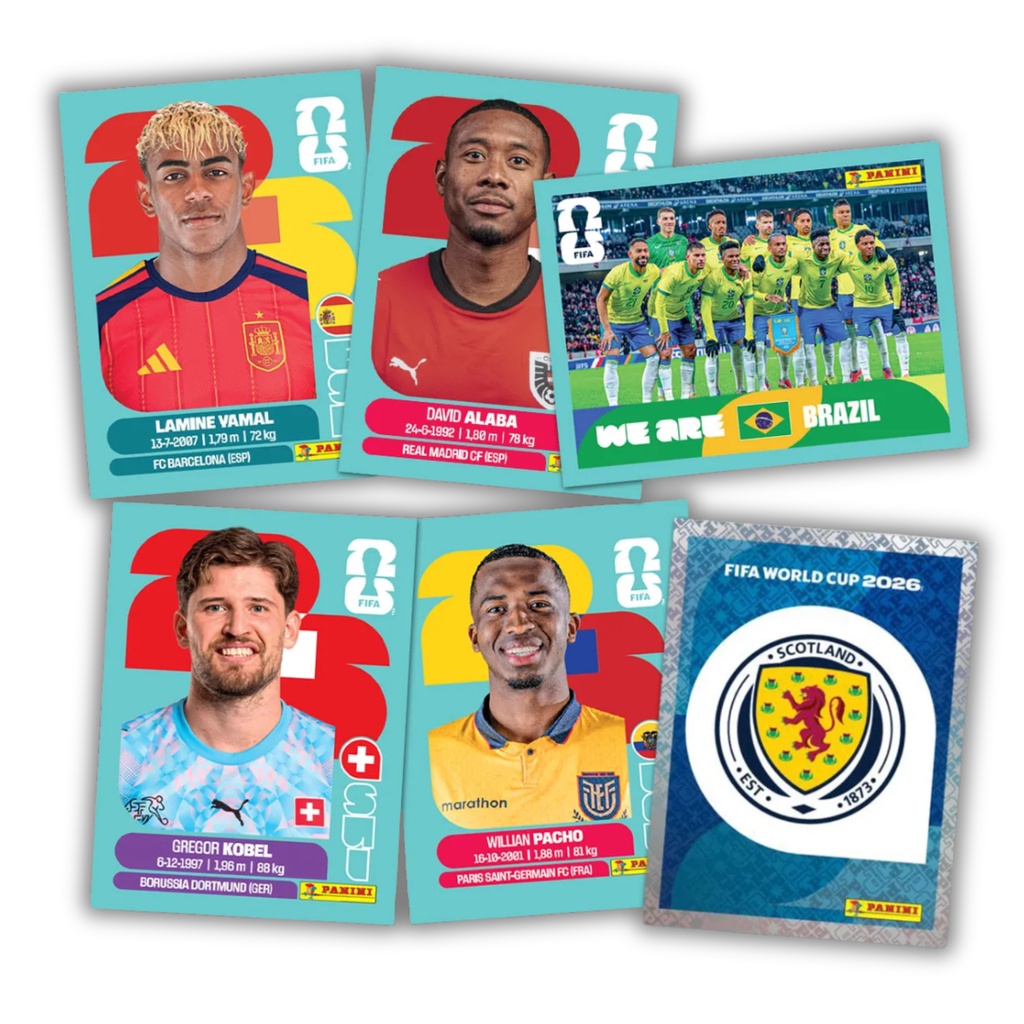 Offizielle FIFA World Cup 2026™ Stickerkollektion | Alle 980 Sticker + Update Set mit 120 Update Stickern + Hardcover Album