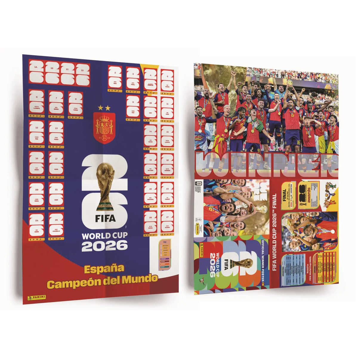 Bundle | FIFA World Cup 2026™ | Update Set mit 120 Stickern + Winner Poster Komplettes Set